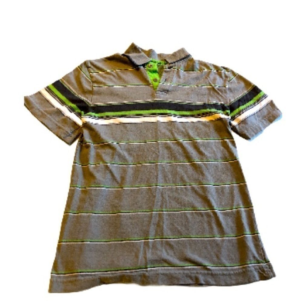 3/$15 or 5/$20 Boys size small (8-10) green and gray polo